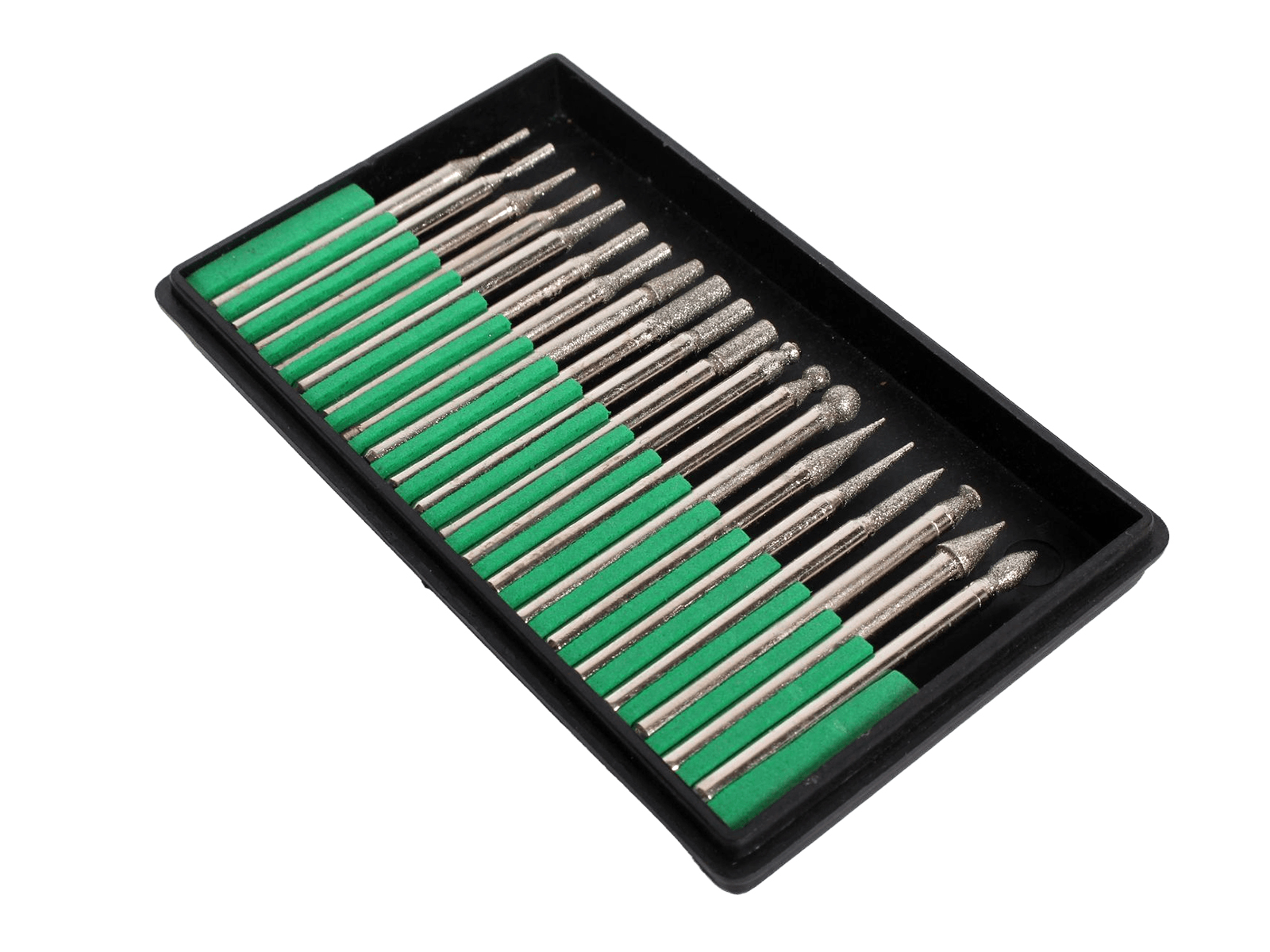 Набор ПРАКТИК алмазных борфрез по метал. 20шт фотография №2