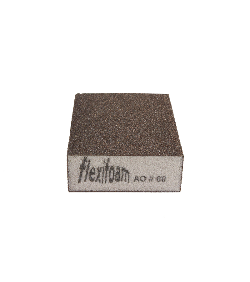 Губка шлифовальная Flexifoam Block 98х69х26мм P60 фотография №3