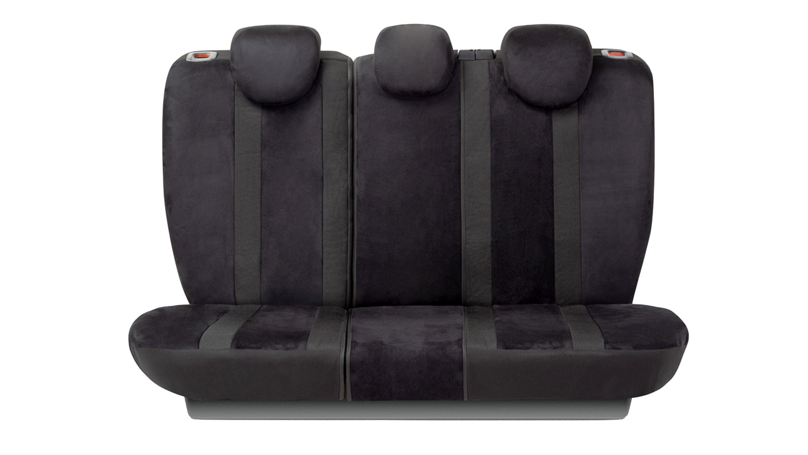 Чехлы на сиденье ALCANTARA ALC-1505 BLACK/BLUE алькантара  AUTOPROFI фотография №3