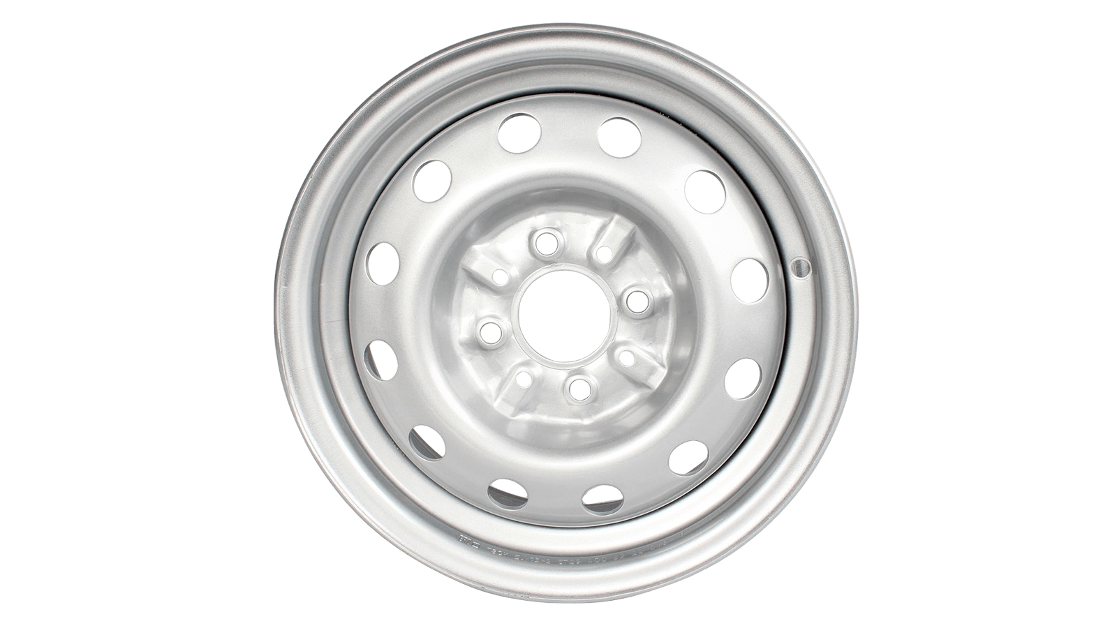 Диск колеса ТЗСК R13х5.0 ВАЗ-2101-07 штампованный серебро 1шт фотография №1