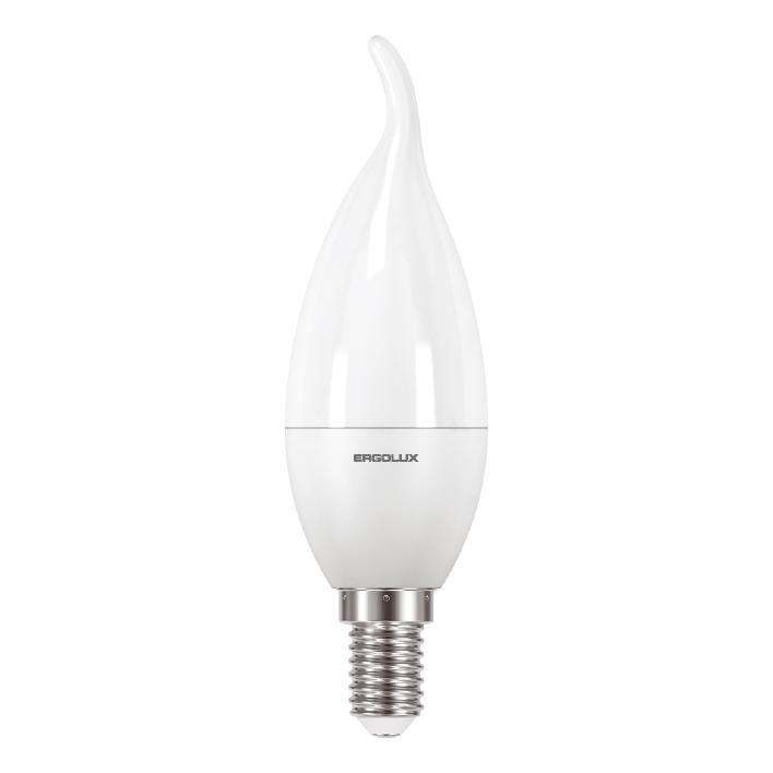Лампа светодиодная Ergolux LED-CA35-7W-E14-6K Свеч фотография №1