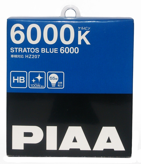 Лампа PIAA H7 BULB STRATOS BLUE комплект 6000К фотография №1
