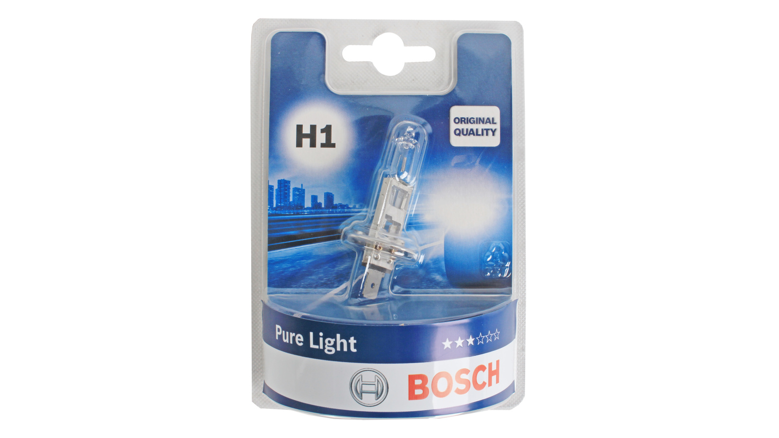 Лампа 12Vx55W H1 BOSCH 1987301005 PURE LIGHT фотография №1
