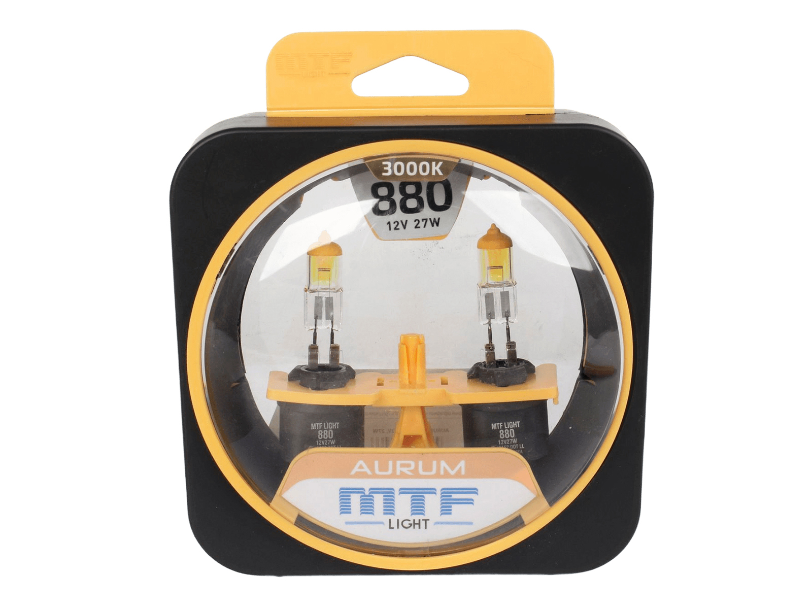 Набор ламп 12V 27W H27(880) MTF AURUM комплект фотография №4